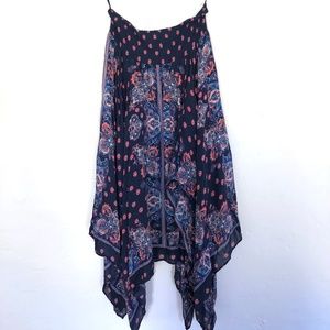 Handkerchief Midi Skirt or Strapless Dress